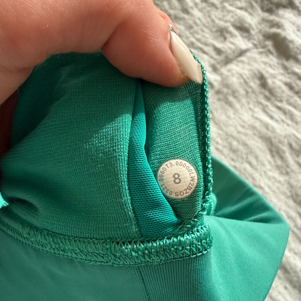 lululemon athletica tropics tone Teal Bike Shorts - Picture 6 of 8